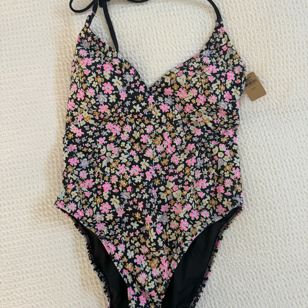PINK Victoria's Secret | Plunge One-Piece Swim Suit | Small